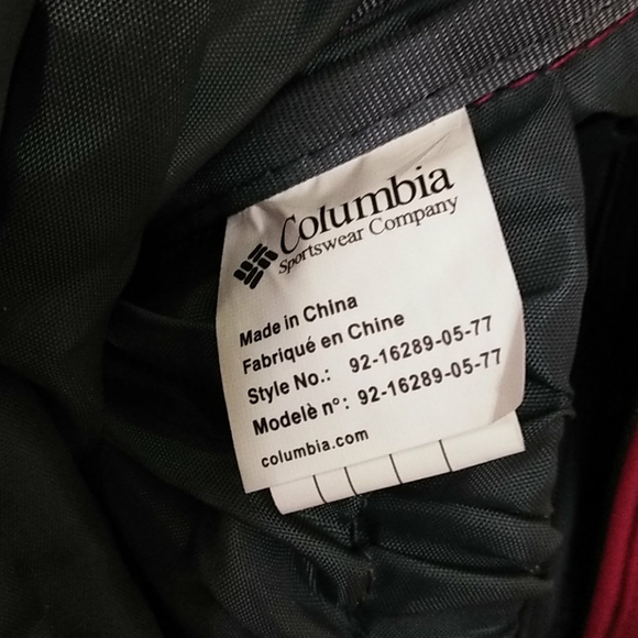 Columbia Red Canvas Laptop or Baby Bag - Picture 6 of 11